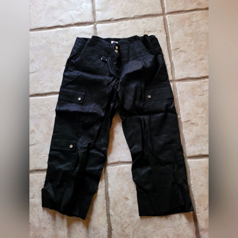 Cache Black Capre Pants 8